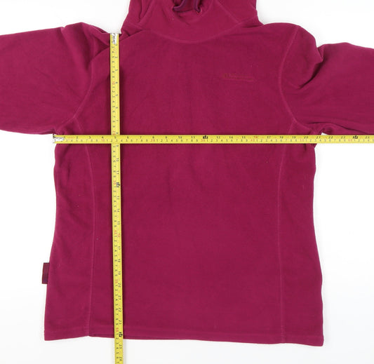 Mountain Warehouse Womens Pink Pullover Hoodie Size 16 Fleece