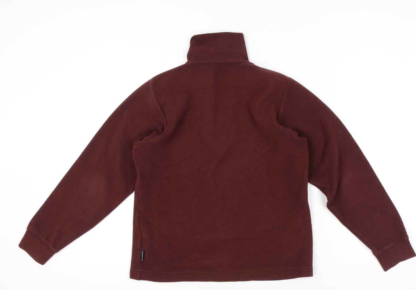 F.lli Campagnolo Women's Red XS Pullover Fleece Sweatshirt 1/4 Zip
