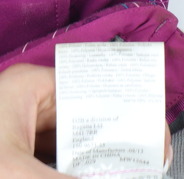 Dare 2b Girls Purple Softshell Hooded Jacket Coat 5-6 Years Waterproof