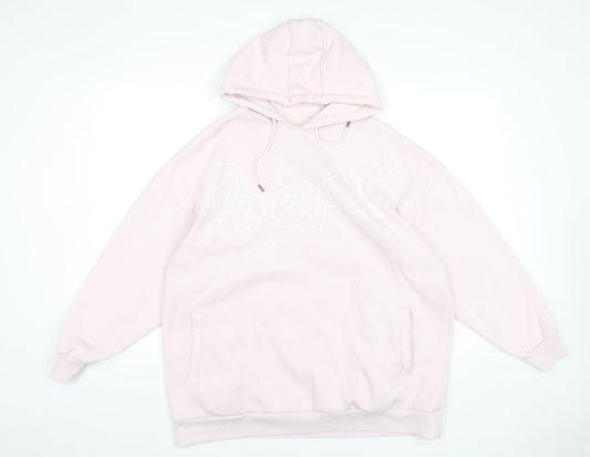 Pineapple Dance Studios Womens Pink Pullover Hoodie Size M 12/14