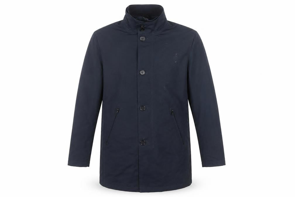 Marks and Spencer Men’s Blue Polyester Overcoat M Regular