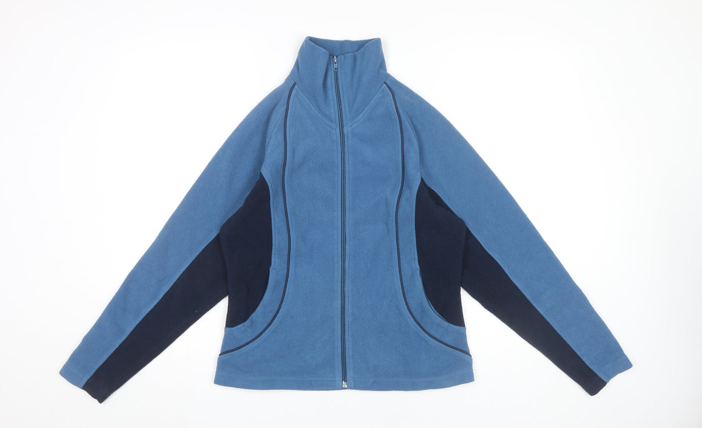 Harry Hall Men's Blue Fleece Full Zip Jacket M Outdoor Casual