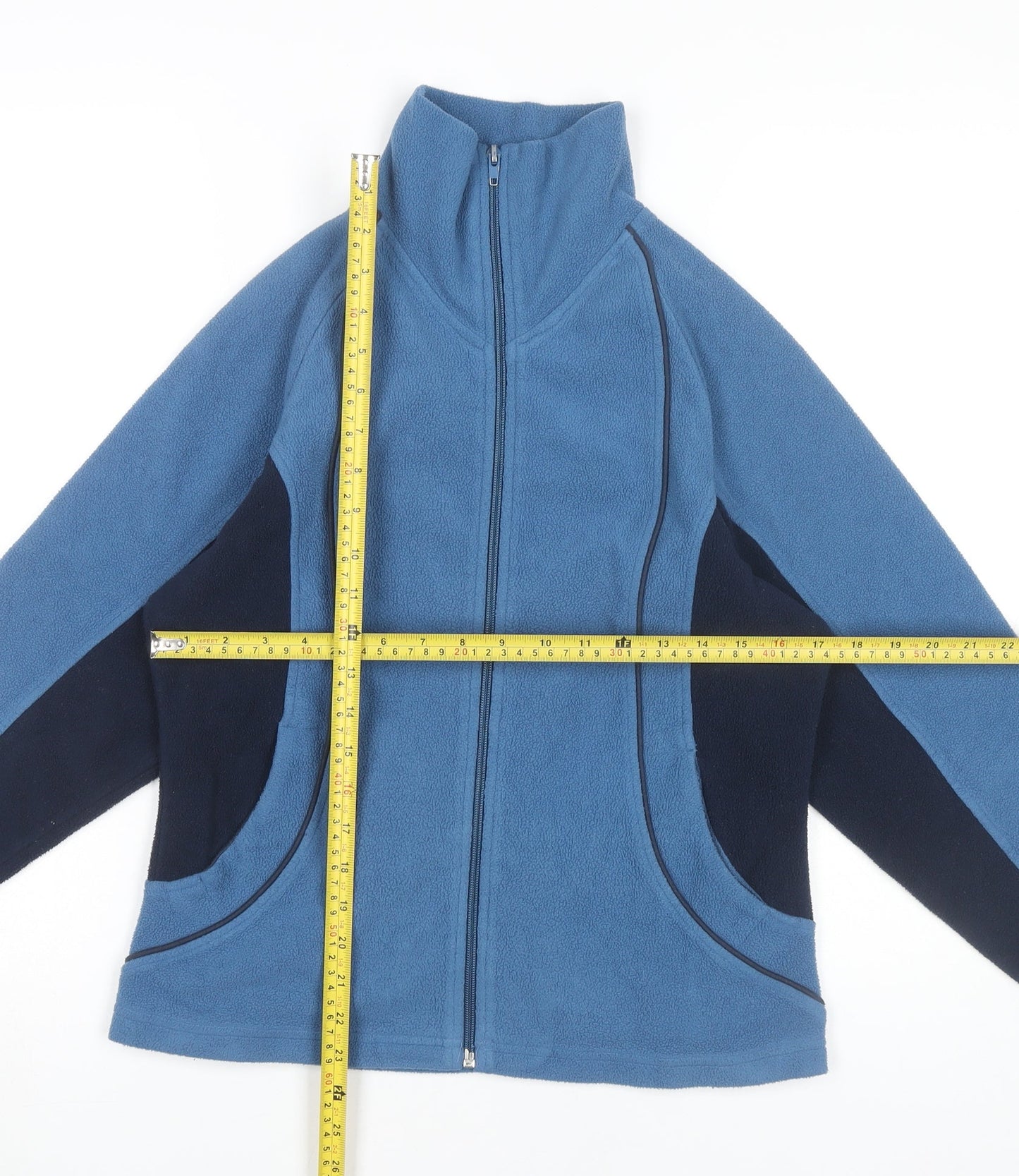 Harry Hall Men's Blue Fleece Full Zip Jacket M Outdoor Casual