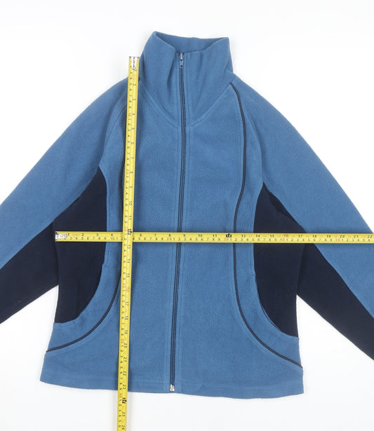 Harry Hall Men's Blue Fleece Full Zip Jacket M Outdoor Casual