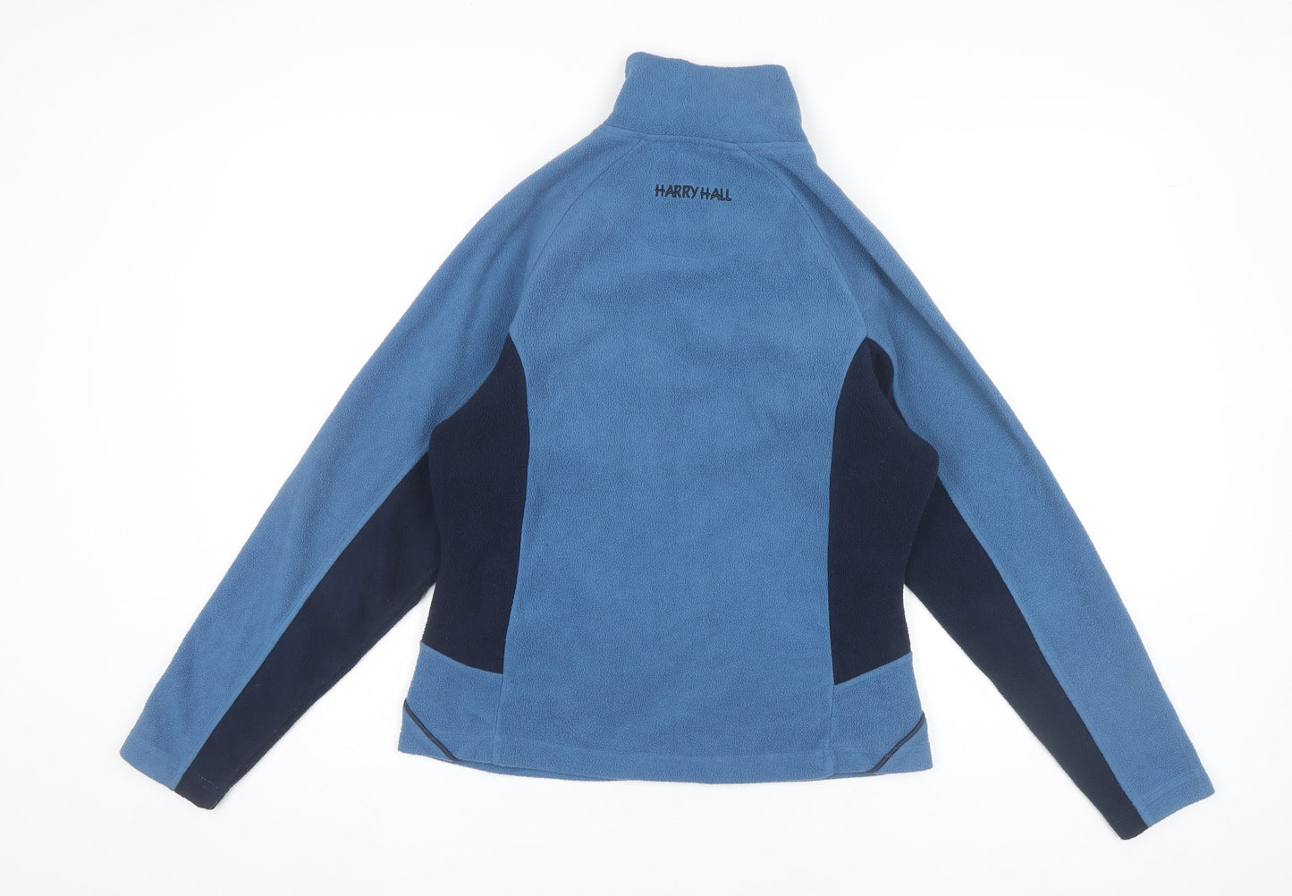 Harry Hall Men's Blue Fleece Full Zip Jacket M Outdoor Casual