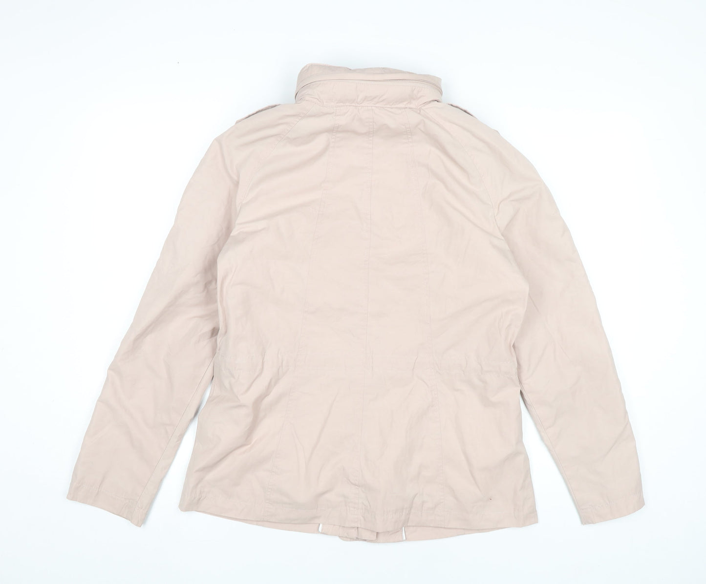 Marks and Spencer Women’s Beige Military Jacket Size 10