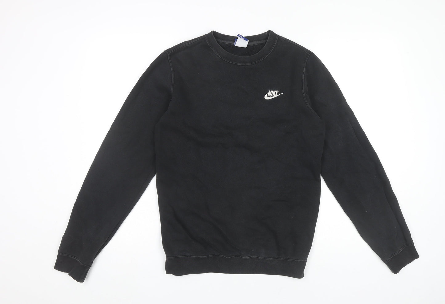 Nike Men's Black XS Pullover Sweatshirt Crew Neck Logo Sportswear
