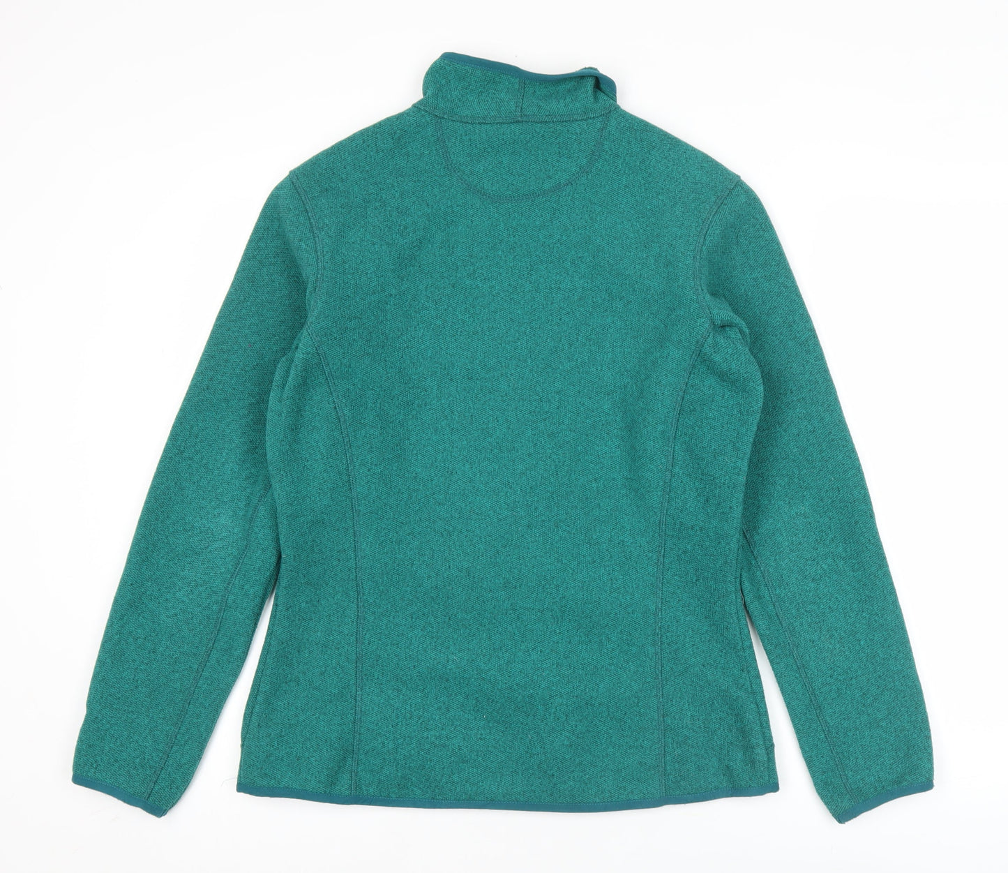 White Sierra Women's Green Fleece Zip Jacket Size M Outdoor Wear