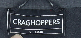 Craghoppers Mens Black Fleece Sweatshirt Size S 1/4 Zip Pullover Outdoor