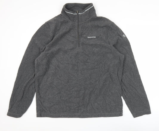 Craghoppers Men’s Grey XL Fleece Pullover Sweatshirt Outdoor Wear