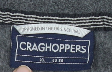 Craghoppers Men’s Grey XL Fleece Pullover Sweatshirt Outdoor Wear