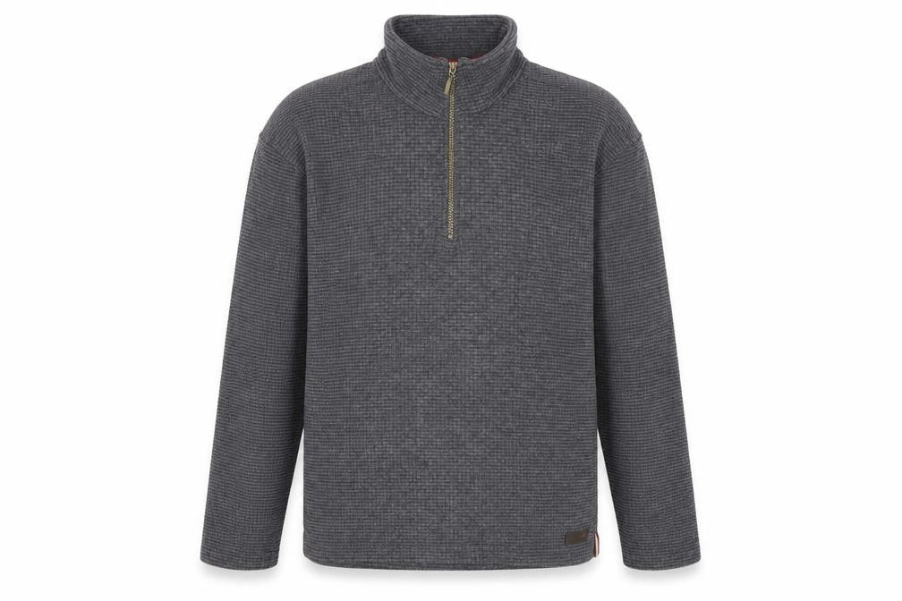 Mens UK L Regular Regatta Grey Pullover Sweatshirt