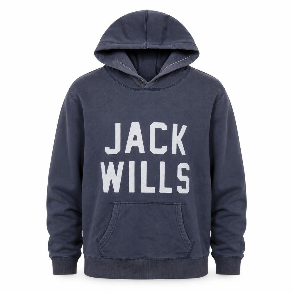 Mens UK S Regular Jack Wills Blue Pullover Hoodie