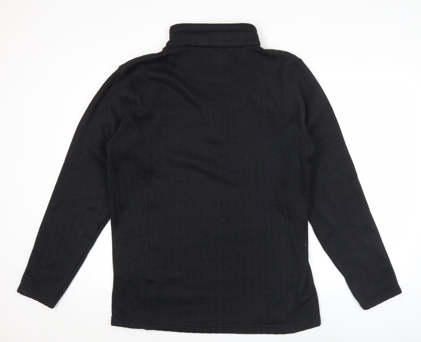 Peter Storm Men’s Black Medium 1/4 Zip Fleece Pullover Sweatshirt