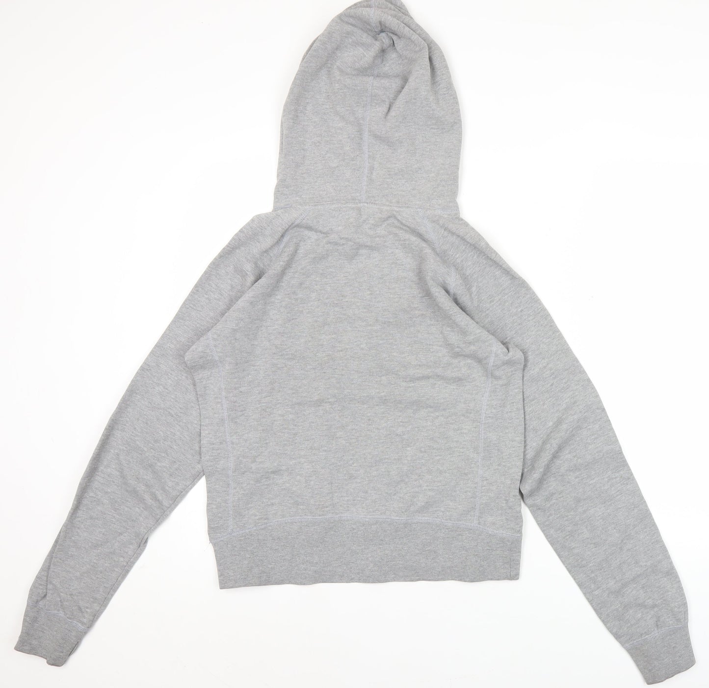 Hurley Womens Grey Pullover Hoodie Sweatshirt Size M Logo Print