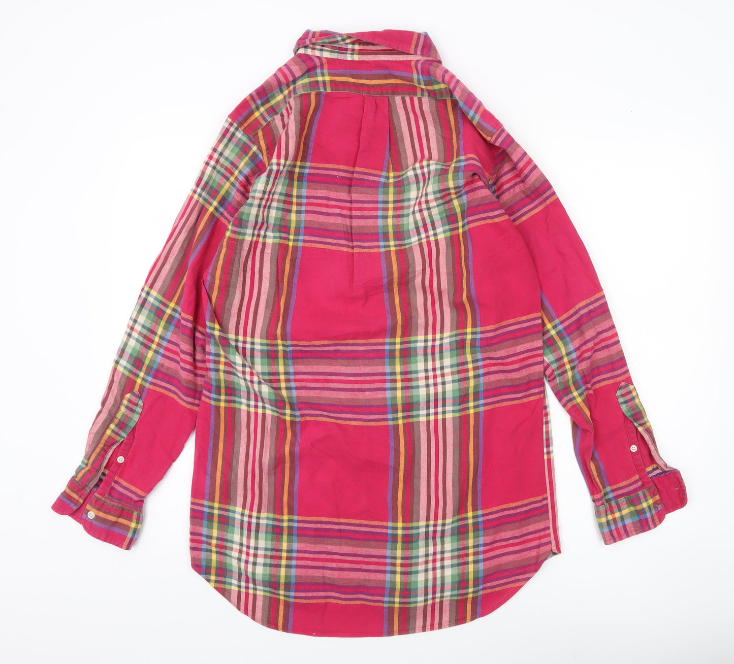 Ralph Lauren Men’s Multicoloured Plaid Cotton Button-Up Shirt L