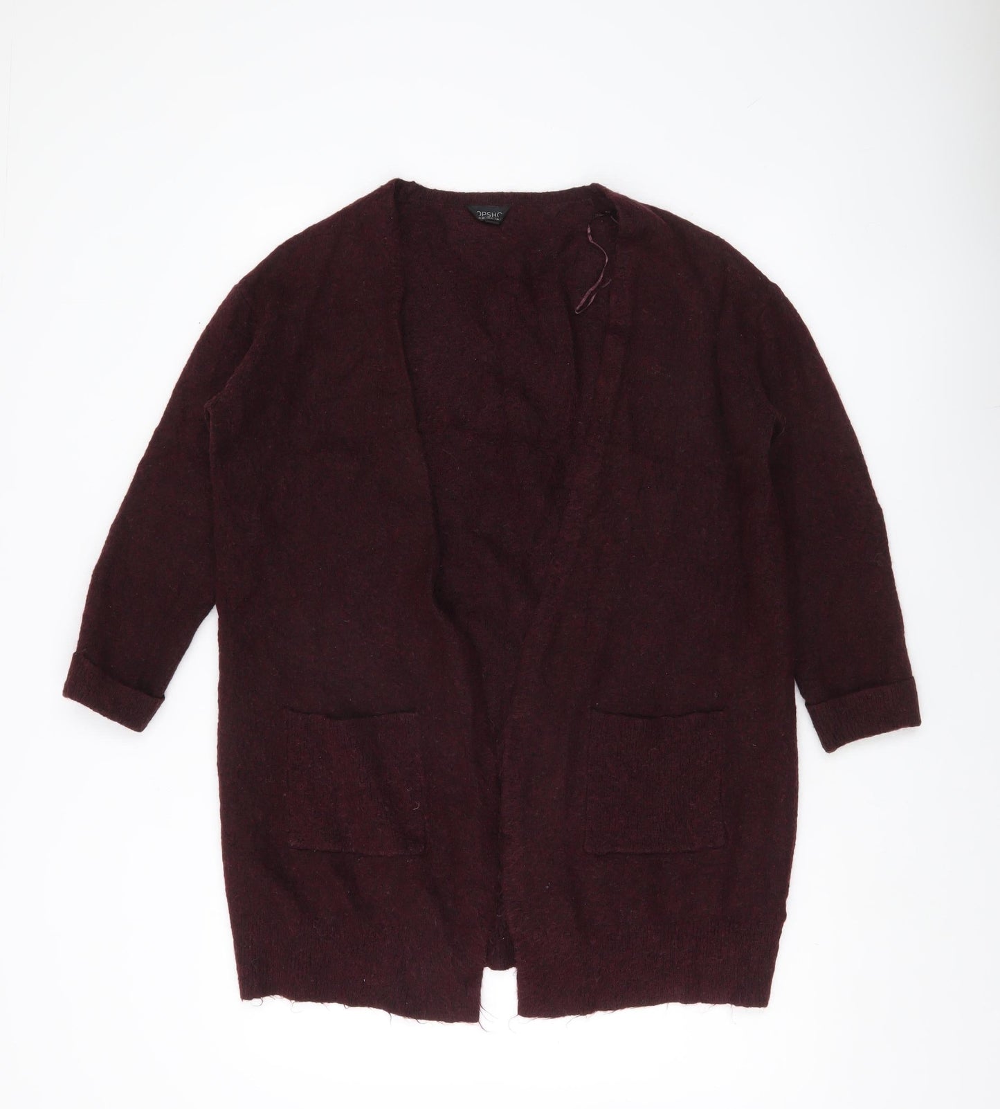 Topshop Women’s Purple Cardigan UK 8 Long Sleeve Knit Jumper