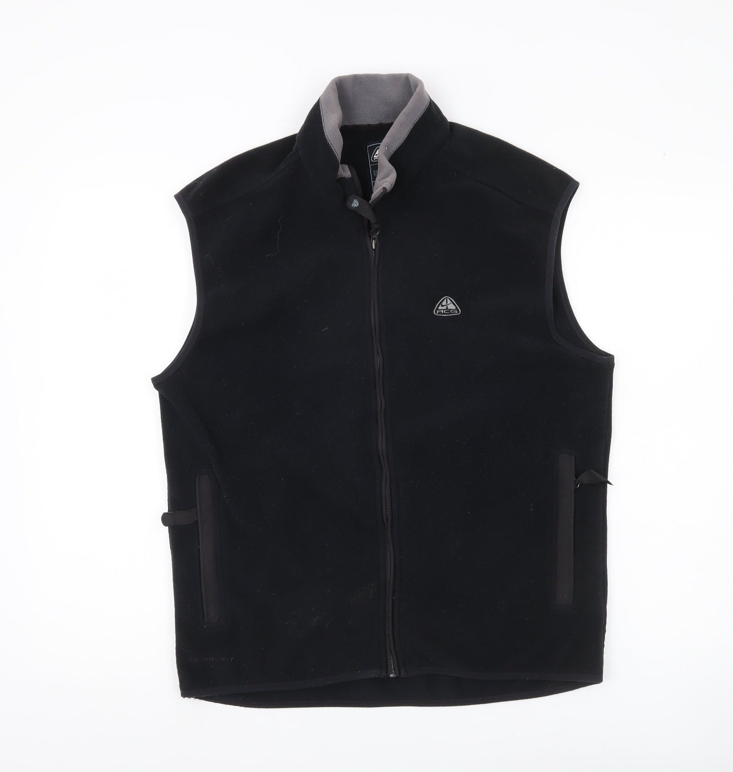 Nike ACG Men’s Black XL Fleece Waistcoat Bodywarmer Outdoor