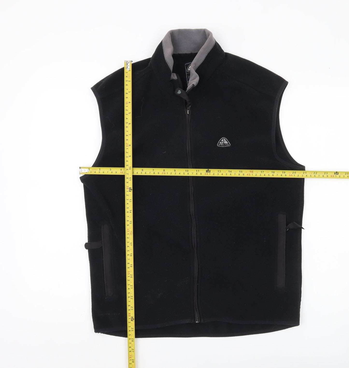 Nike ACG Men’s Black XL Fleece Waistcoat Bodywarmer Outdoor