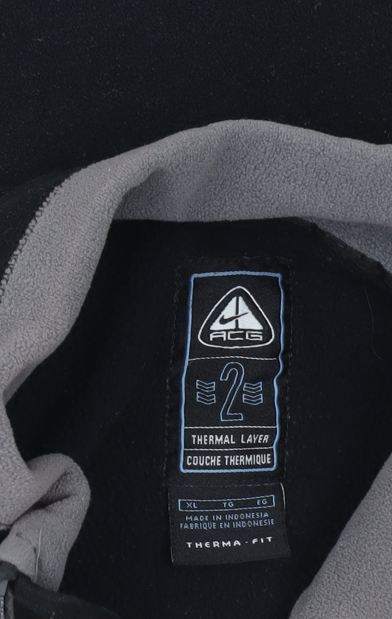 Nike ACG Men’s Black XL Fleece Waistcoat Bodywarmer Outdoor