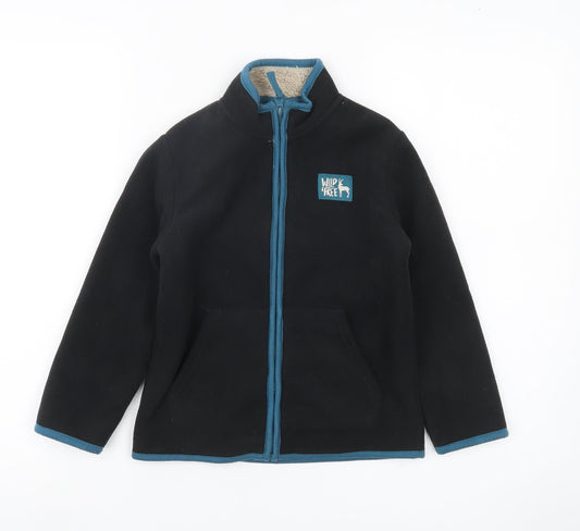 Wild Free Boys Black Fleece Jacket 6-7 Years Full Zip Casual Coat
