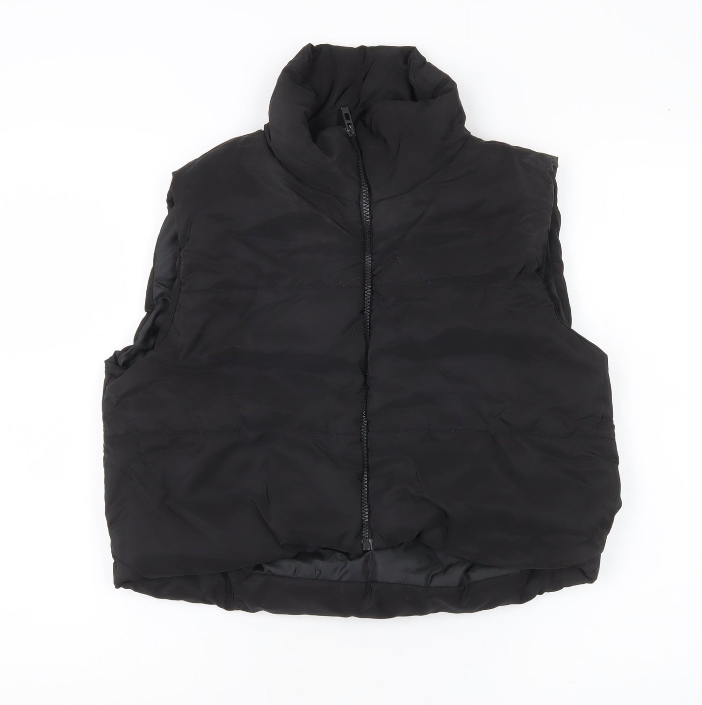 Rising Women’s Black Puffer Waistcoat L Sleeveless Quilted Vest