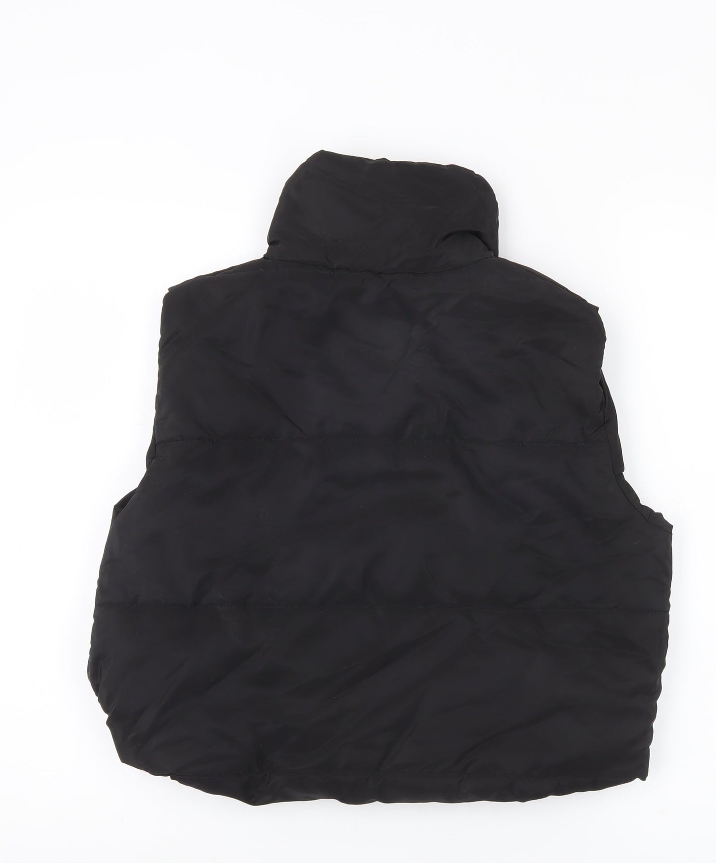 Rising Women’s Black Puffer Waistcoat L Sleeveless Quilted Vest