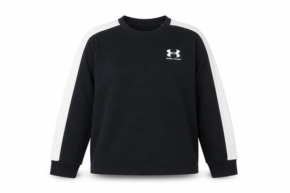 Womens UK M Relaxed Under armour Black Pullover Sweatshirt