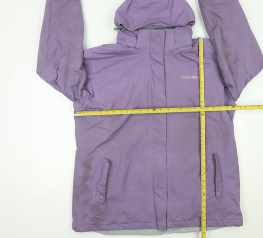 Trespass Women’s Purple Parka Jacket Size 20 Hooded Waterproof