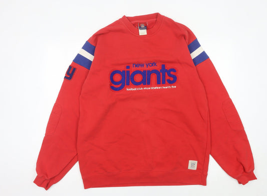 Reebok NFL New York Giants Men’s Red Sweatshirt M Pullover Logo