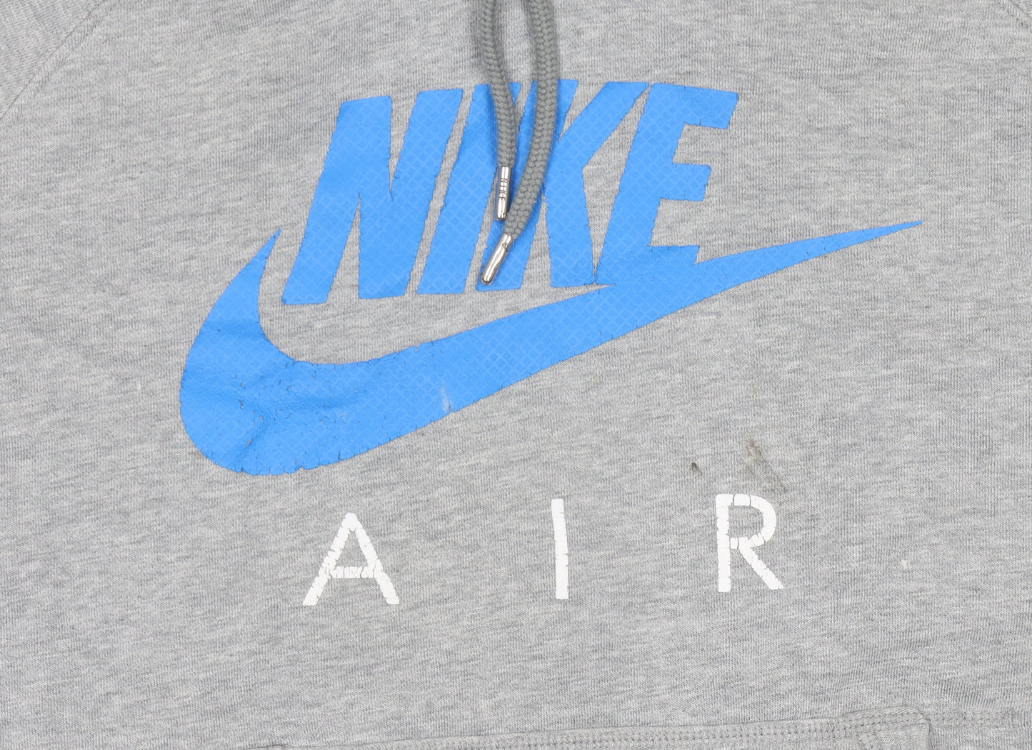 Nike Men’s Grey Pullover Hoodie L Logo Sportswear