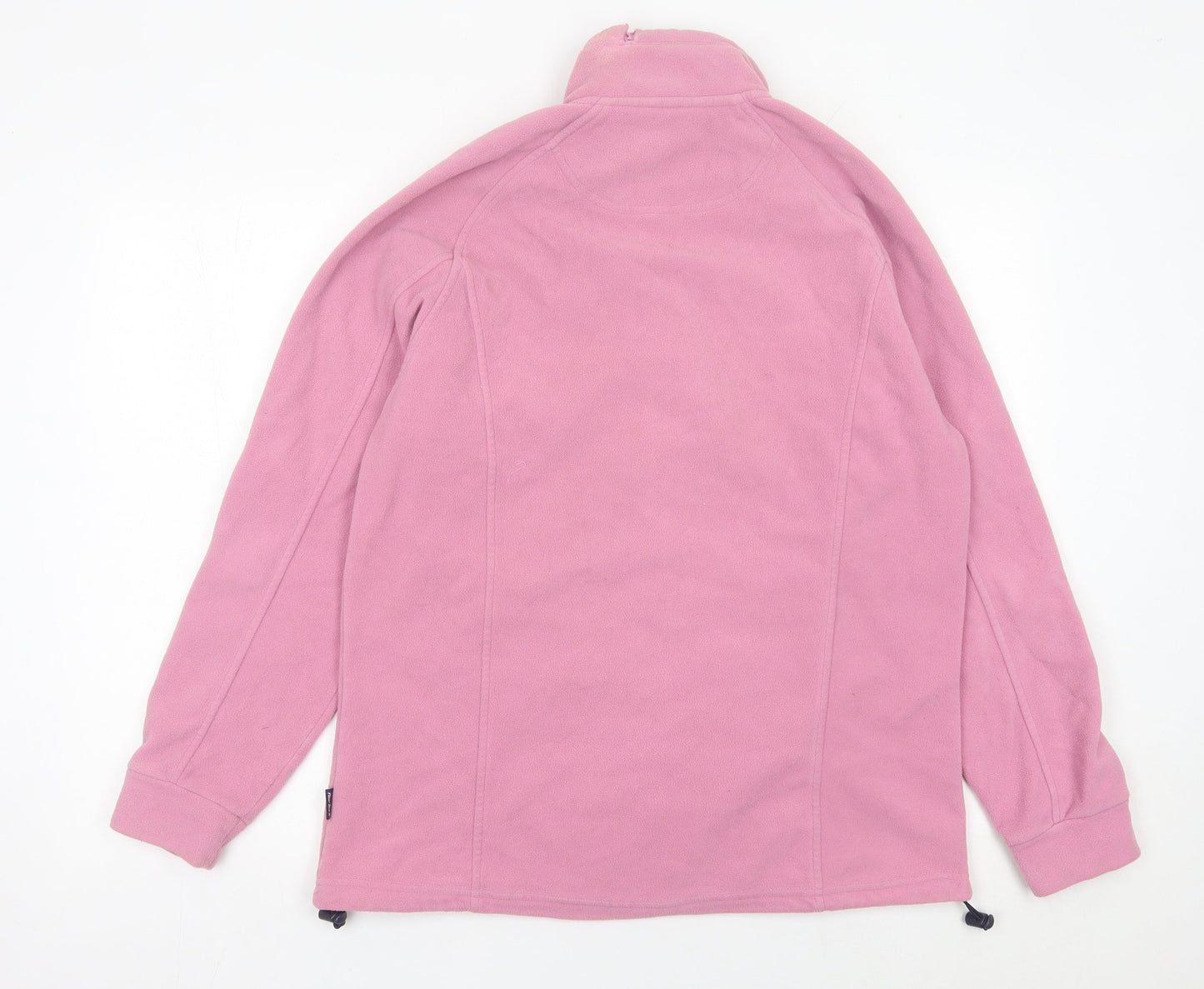 Peter Storm Womens Pink Fleece Jacket Size 16 Full Zip Outdoor