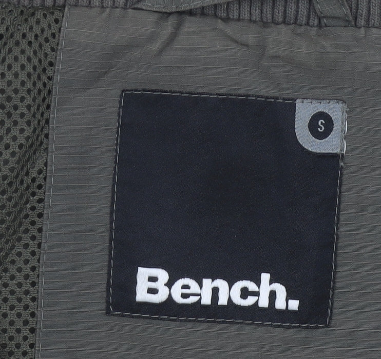 Bench Men’s Green Jacket Small Regular Fit Full Zip Outdoor Casual