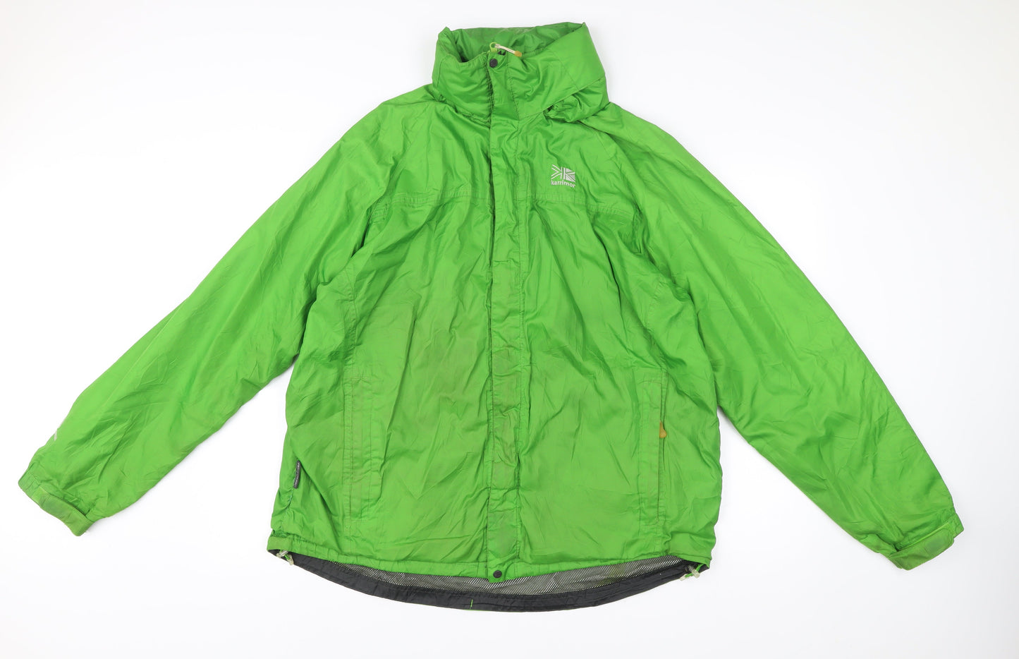 Karrimor Men’s Green XL Waterproof Rain Coat Jacket Hooded Outdoor