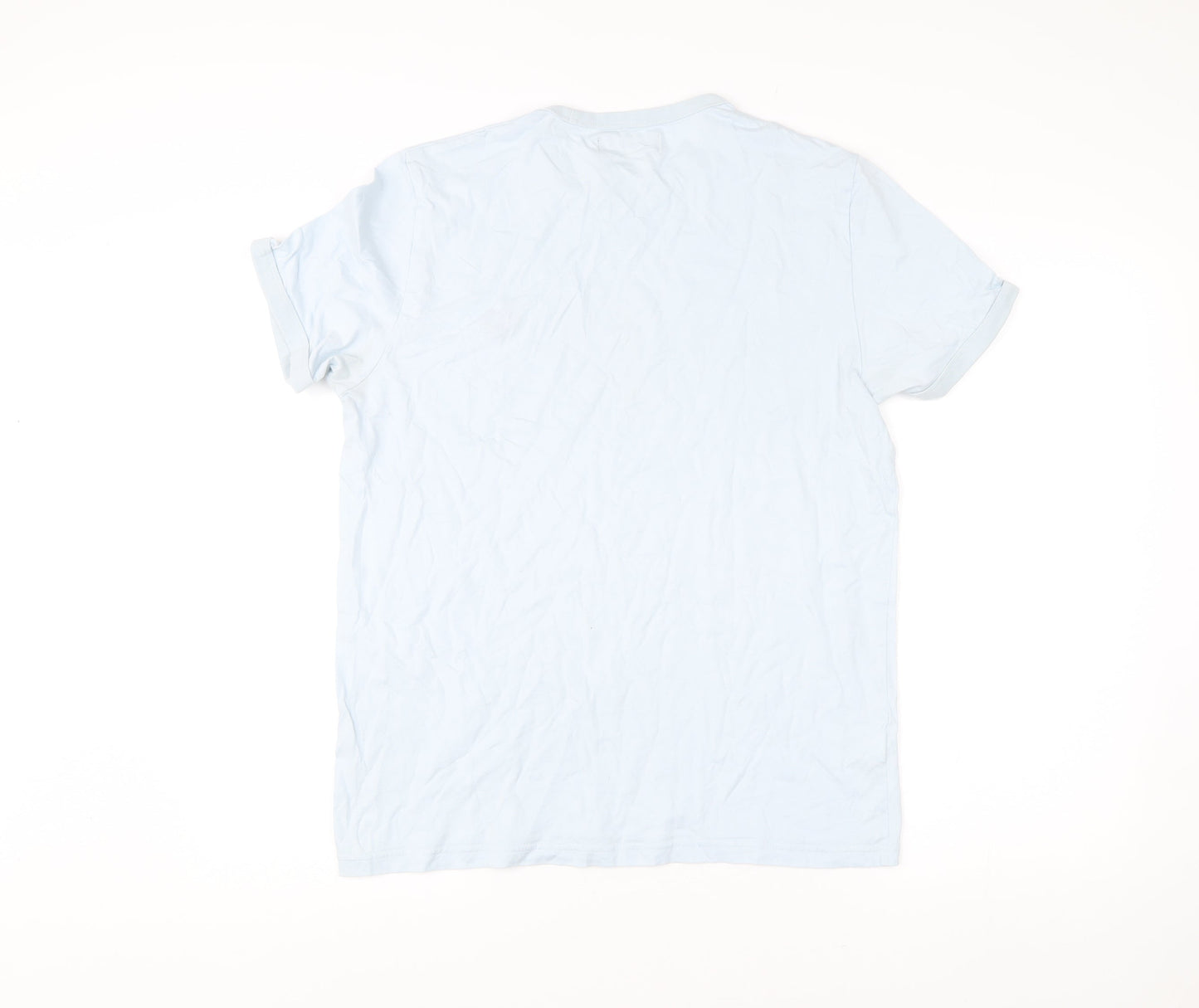 Fred Perry Men's White M Crew Neck Cotton T-Shirt with Logo
