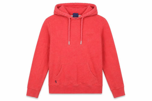 Womens UK 12 Regular Superdry Red Pullover Hoodie