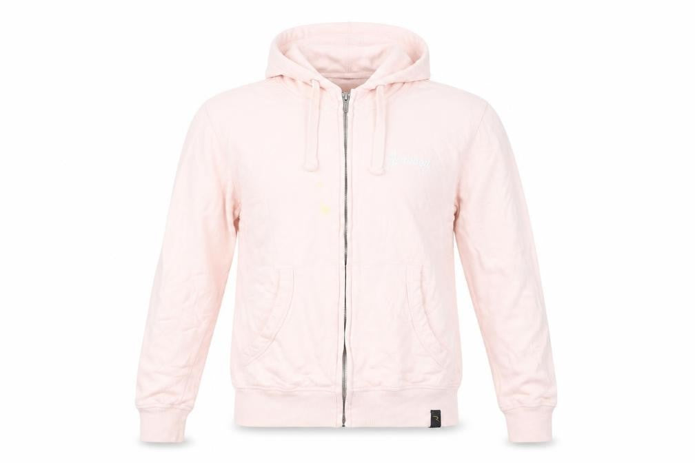 Redwood Women Pink Full Zip Hoodie Size M Cotton Blend