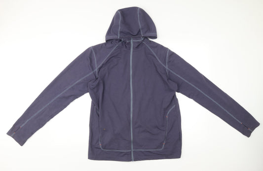 Kathmandu Men’s Blue Full Zip Hoodie M Lightweight Outdoor