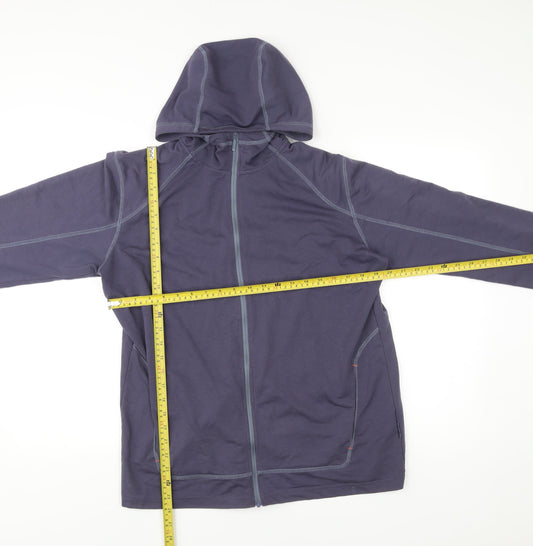 Kathmandu Men’s Blue Full Zip Hoodie M Lightweight Outdoor