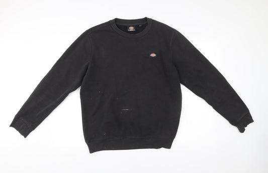 Dickies Men’s Black Medium Pullover Crew Neck Sweatshirt