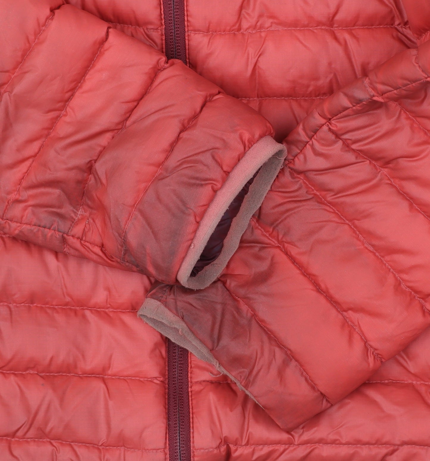 Rab Womens Red Size 14 Hooded Down Puffer Jacket Coat