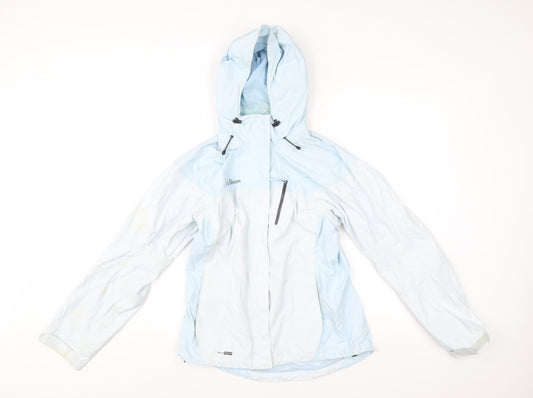 Helly Hansen Women’s Blue Ski Jacket S Hooded Waterproof Outdoor