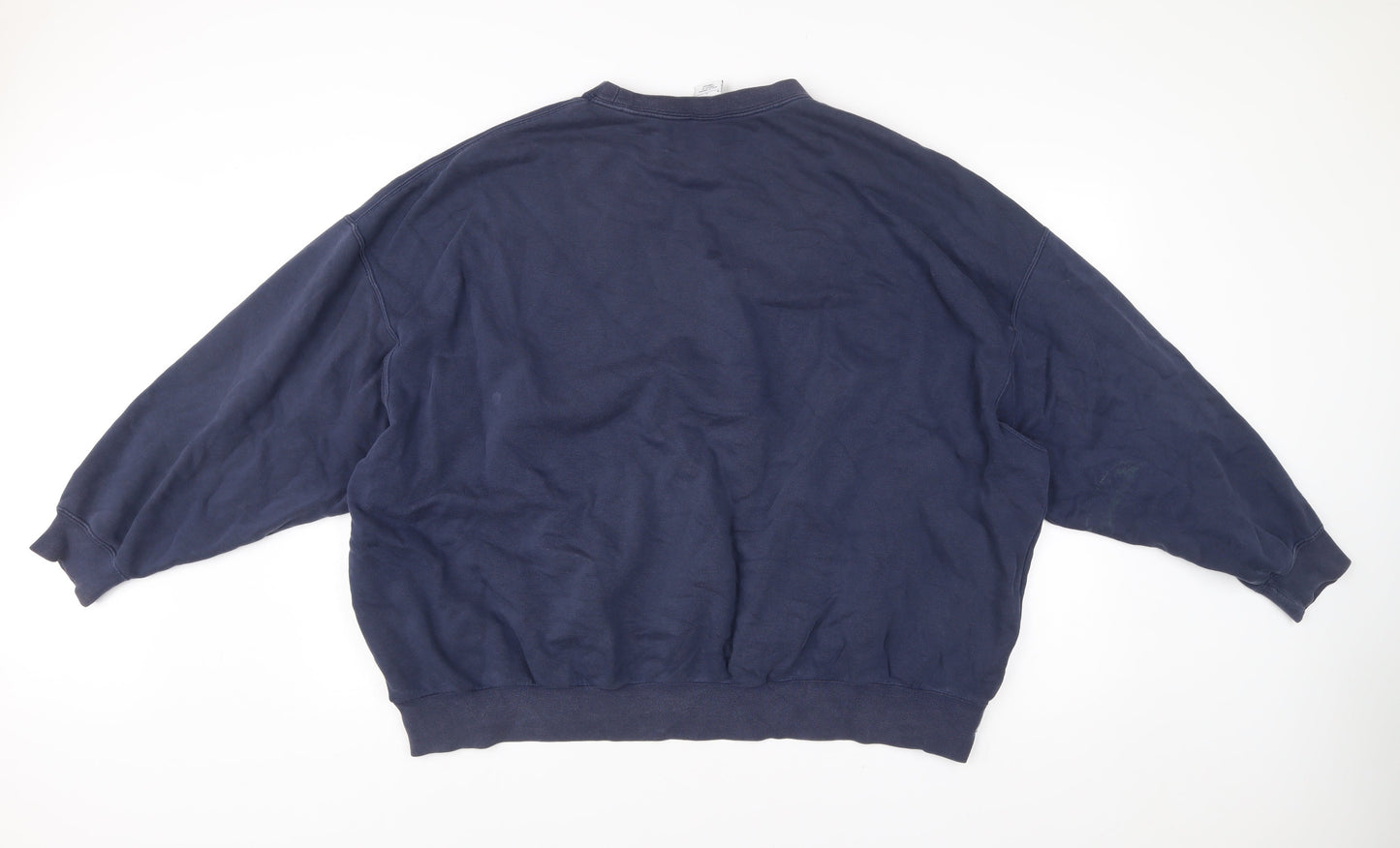 Nike Men’s Blue Medium Pullover Sweatshirt Logo Graphic
