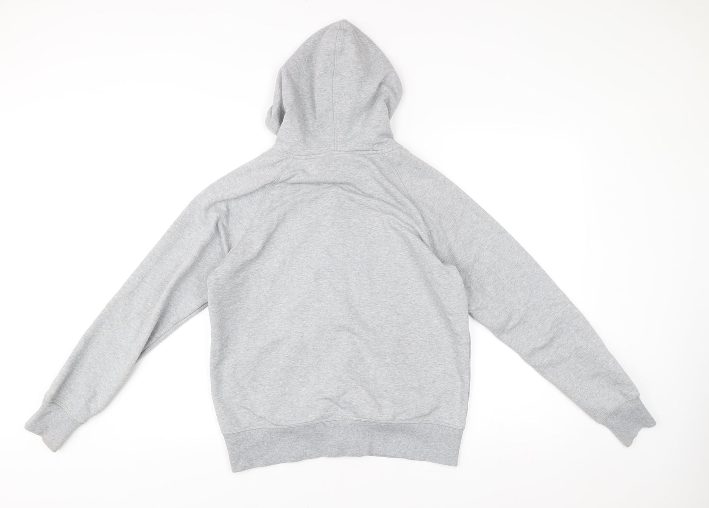 New Balance Men's Grey Full Zip Hoodie Size S Logo Sportswear