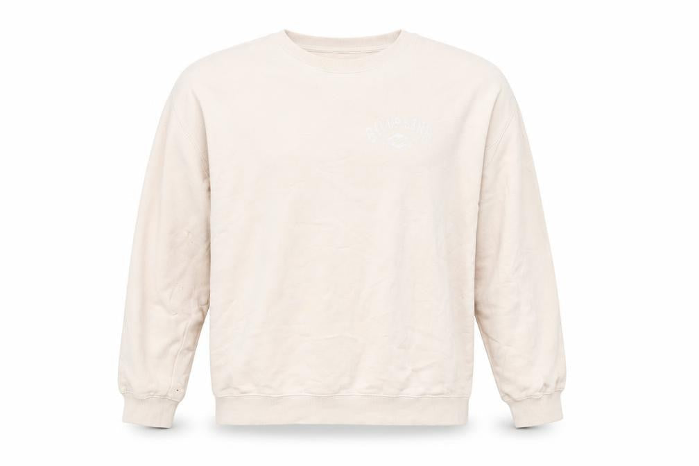 Mens UK S Regular Billabong Beige Pullover Sweatshirt