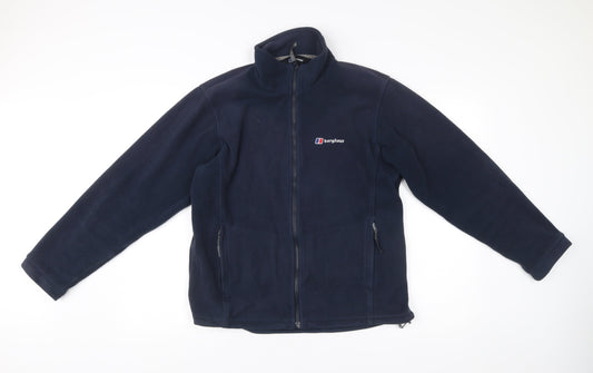 Berghaus Men's Blue Fleece Jacket Size M Full Zip Outdoor