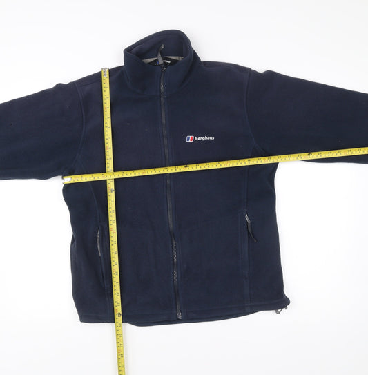 Berghaus Men's Blue Fleece Jacket Size M Full Zip Outdoor