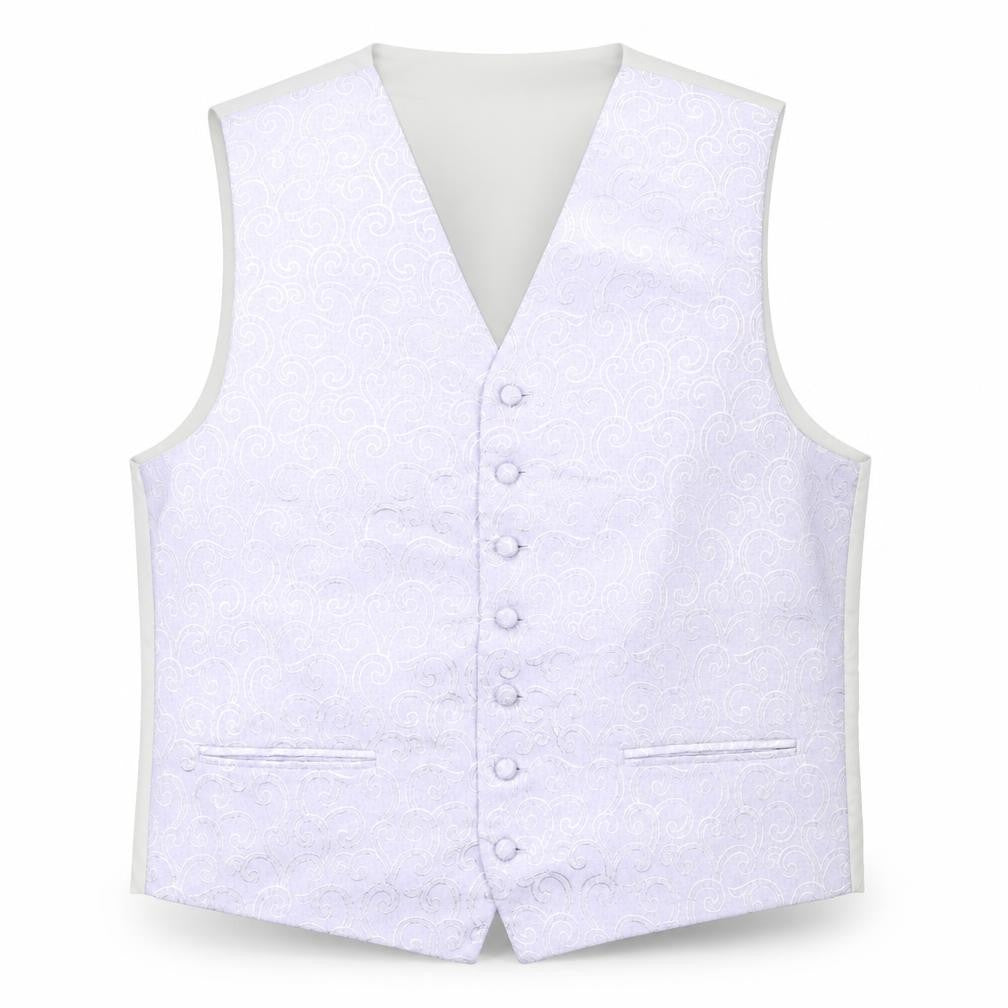 Youngs Hire Men's Purple Floral Waistcoat Size 44 Wedding Formal