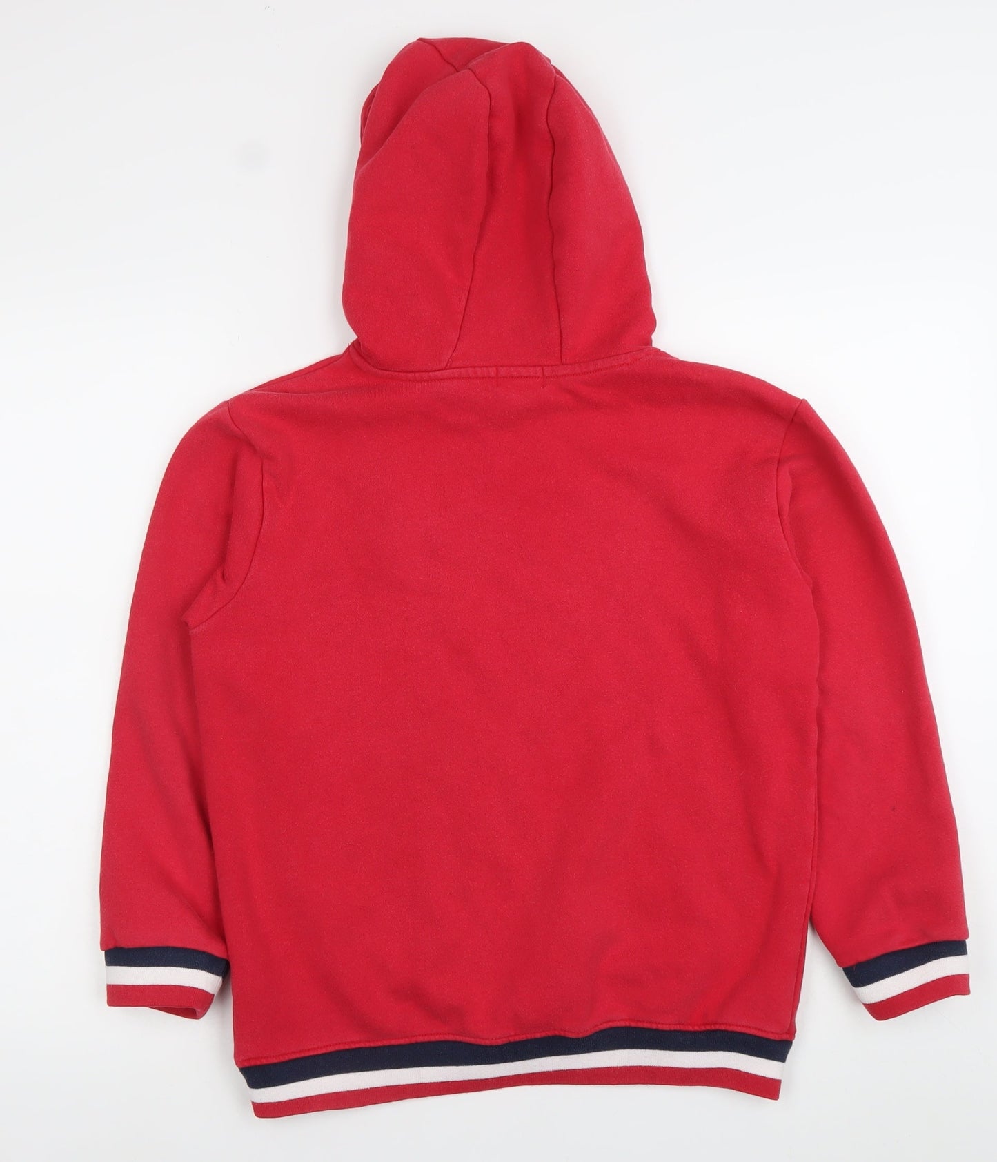 Ralph Lauren Boys Red Pullover Hoodie 16 Years Logo Cotton Blend