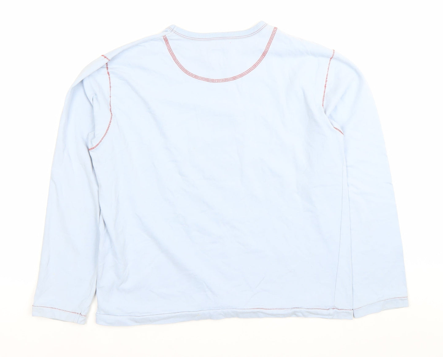 Mini Boden Boys Blue Comic Graphic Long Sleeve T-Shirt 13-14Y Cotton
